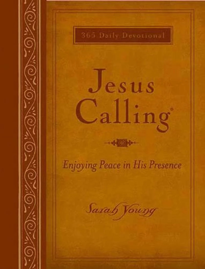 Jesus Calling Jesus Calling, Large Text Brown Leathersoft, with Full Scriptures: Enjoying Peace in His Presence (A 365-Day Devotional), (Hardcover)